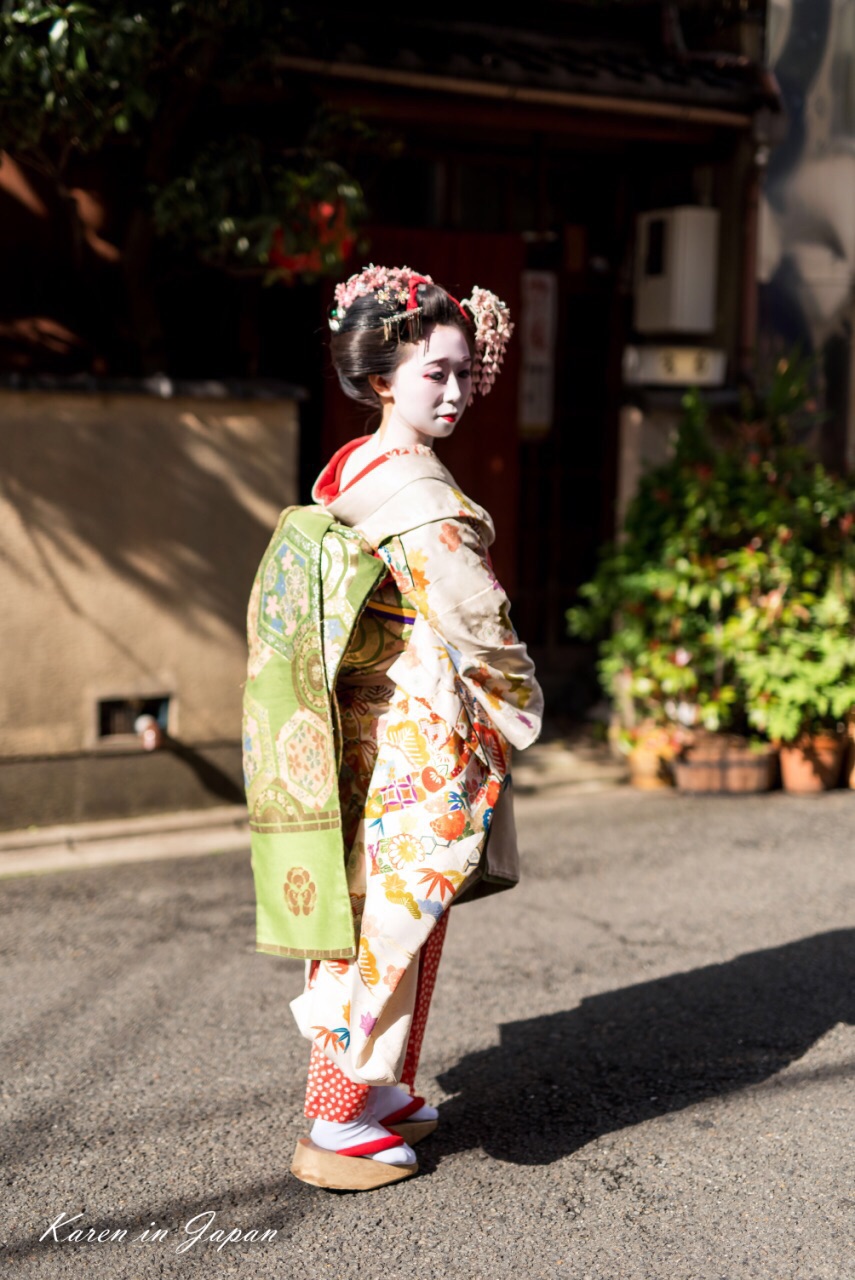 在祗园来一场舞伎变装