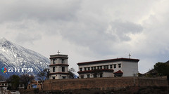 西藏游记图片] 上帝眷顾的雪域高原——滇藏线上盐井天主教堂