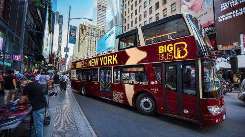 纽约pass免费乘坐Big Bus游览纽约一日游