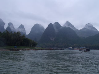 好一幅水墨画:荔波樟江,黄果树瀑布,桂林山水,德天跨国大瀑布