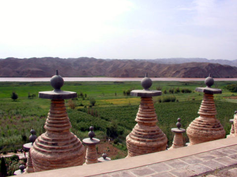 宁夏三日游(4)——108塔、 沙坡头、高庙