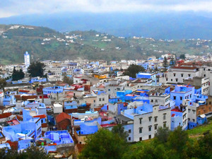 丹吉尔-得土安-胡塞马大区游记图文-摩洛哥旅游：童话世界舍夫沙万（图）