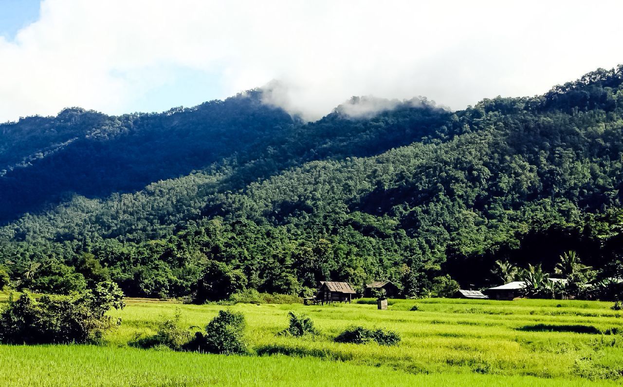 景色宜人的缅甸西部小镇，葛礼瓦