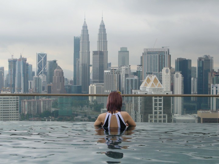 吉隆坡无边泳池民宿💃是时候拍拍拍啦✨
