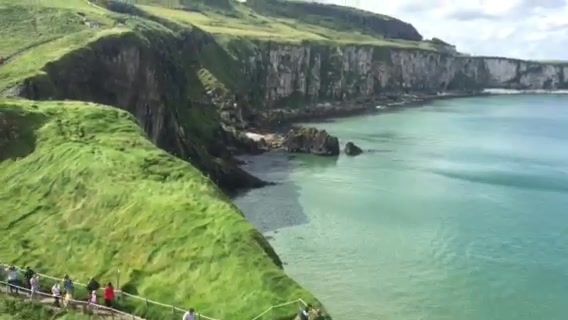在北爱尔兰看一片海