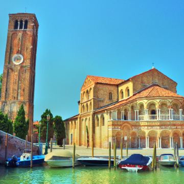 布拉诺岛+穆拉诺岛+穆拉诺玻璃博物馆+圣玛利亚和圣多纳托教堂