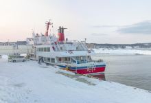 极光号知床岬航路观光游船景点图片