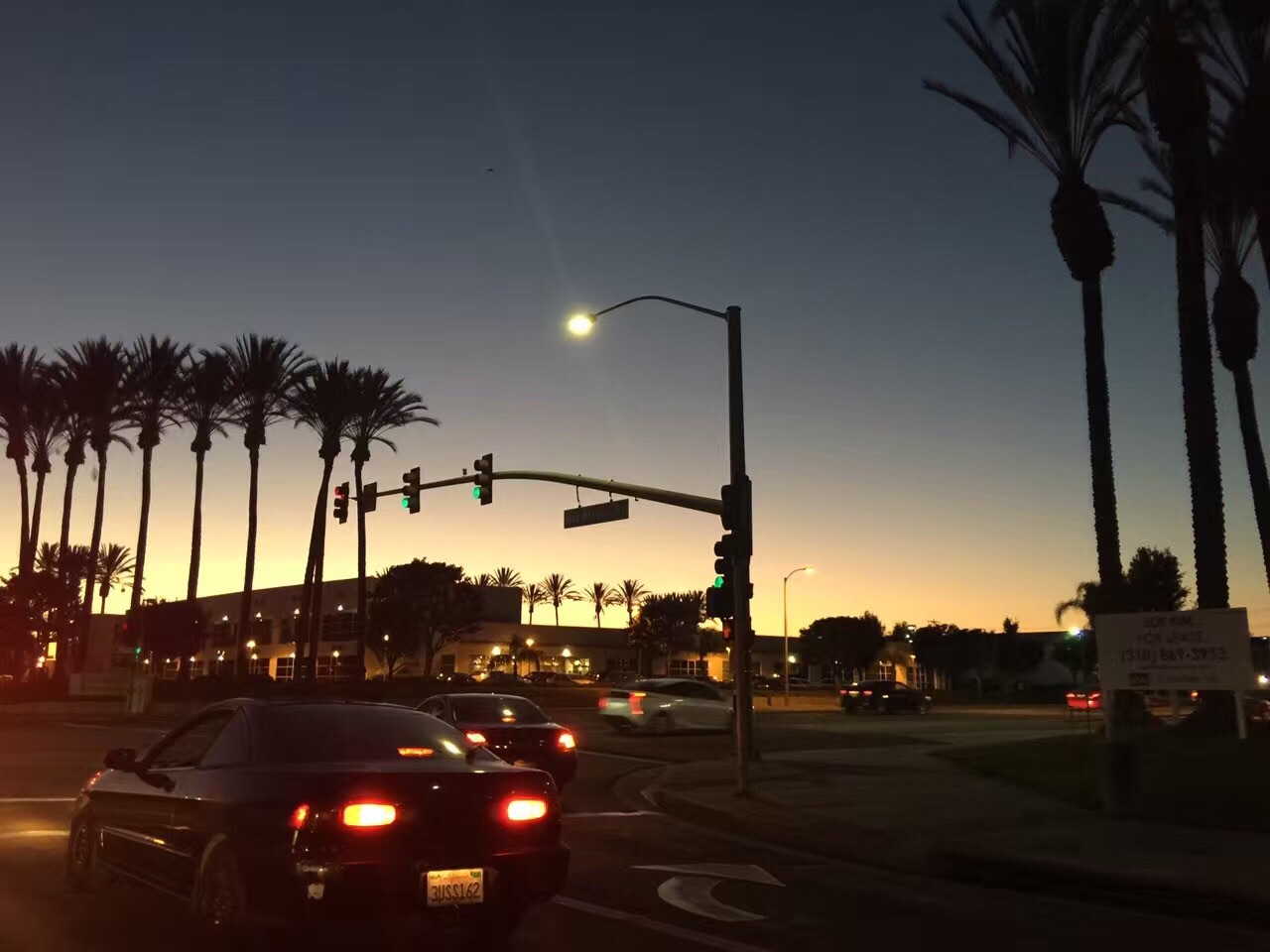 加州日落
