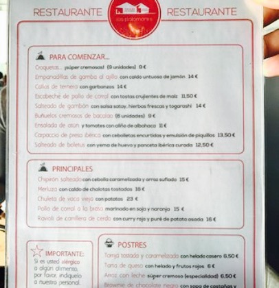 Restaurante Los Palomares