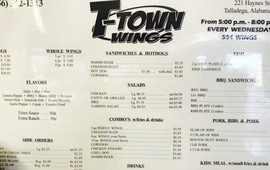 T Town Wings