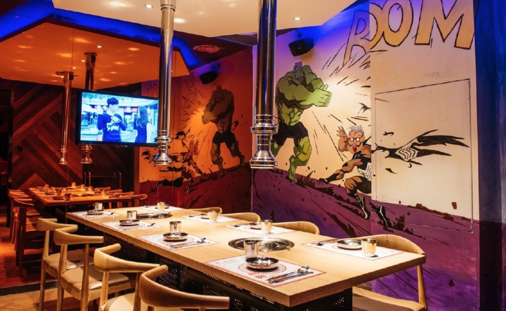 青瓦炭韩潮烤肉(花园道店)餐厅图片