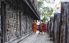 金色宫殿僧院  (Shwenandaw Kyaung)-曼德勒-hiluoling