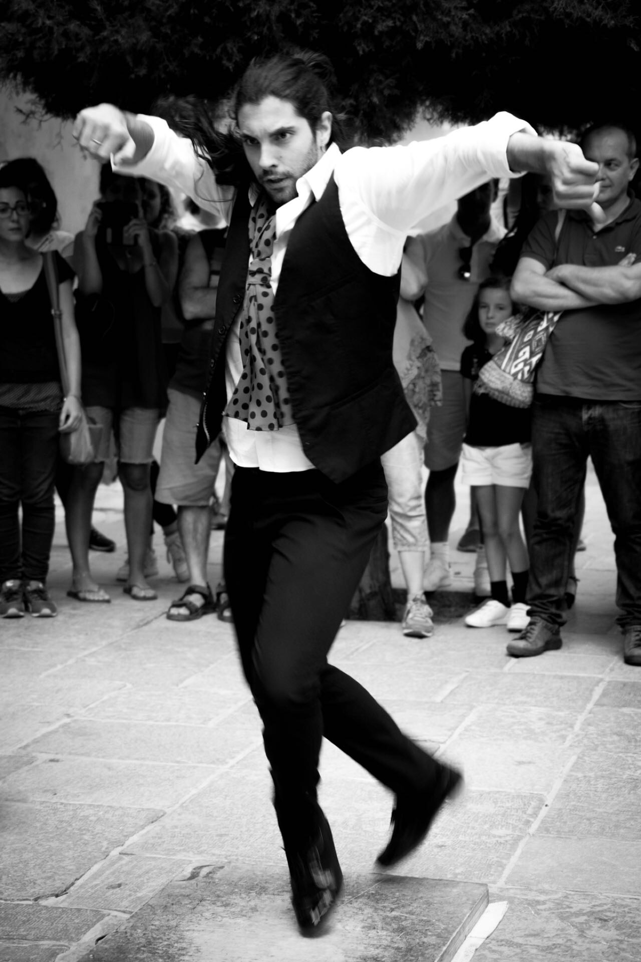 格拉纳达的街头舞者