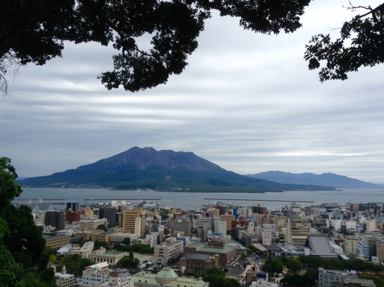 日本的海上活火山“樱岛”