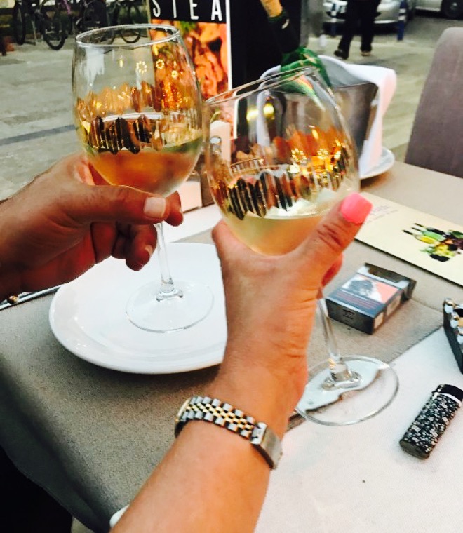 Golden Moon champagne steak house