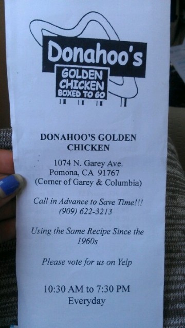 Donahoo's Golden Chicken