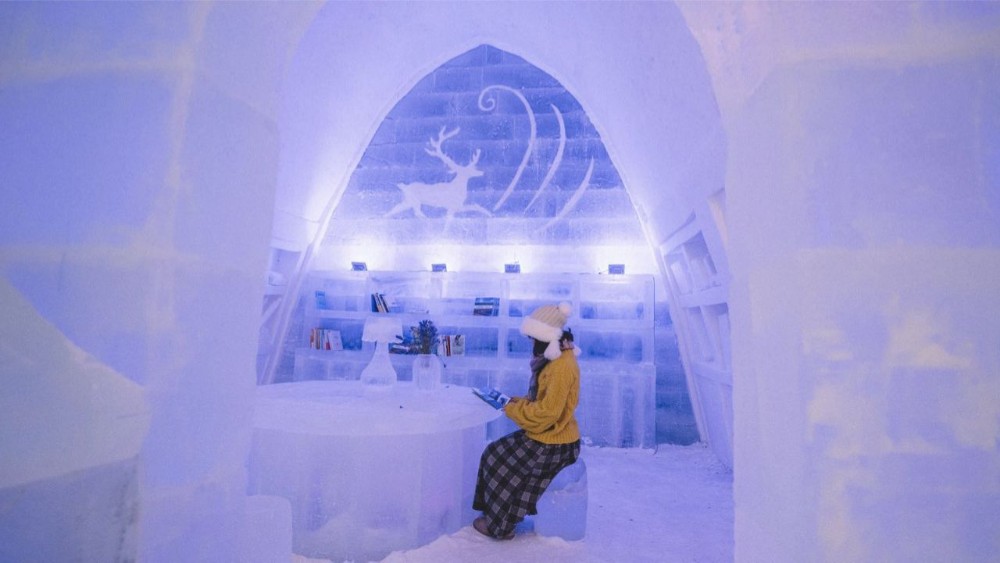 #神奇的酒店#❄️去什么芬兰，中国就有自己的冰雪酒店