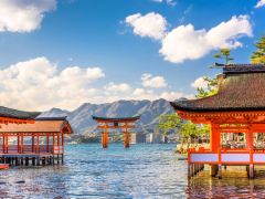 广岛1日，打卡网红海上神社