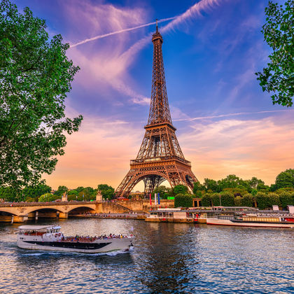 法国巴黎杜乐丽花园+埃菲尔铁塔一日游
