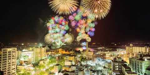 鹿兒島錦江灣花火大會