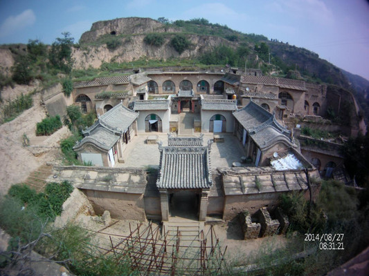陕北信天游：你没见过的城堡式窑洞庄园，米脂姜氏庄园