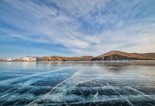 乌兰乌德旅游图片-看蓝冰，贝加尔湖冬季游