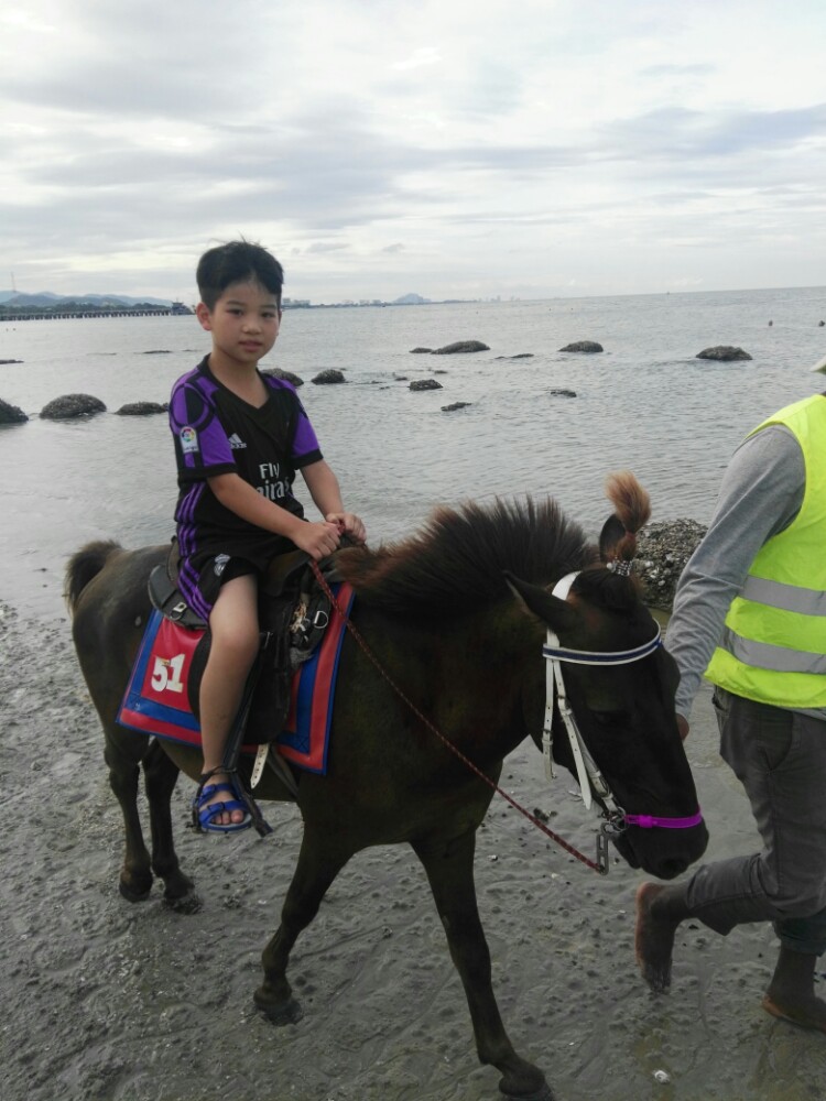 华欣海滩的特色，骑马