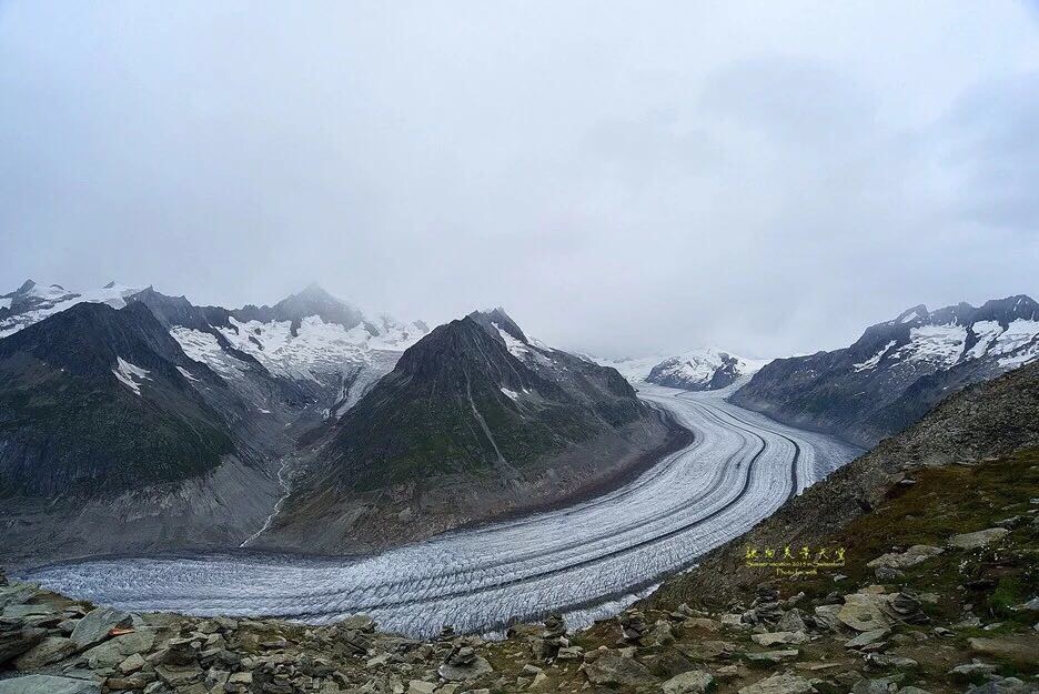壮美的瑞士阿莱奇冰川