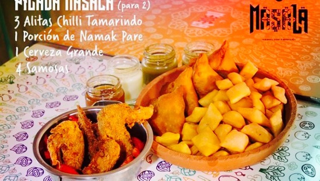 Masala Comida Indo-Pakistaní