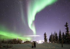 北极圈游记图片] 北极极光照片--拍摄于加拿大Inuvik