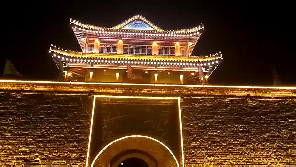 中国唯一方形古城