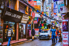 加德满都游记图片] 尼泊尔的购物天堂：混乱、毫无秩序，聚集着背包客的繁华街区