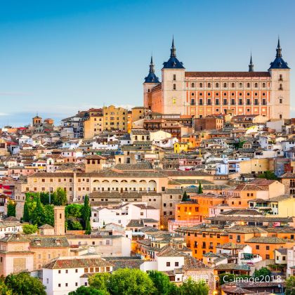 西班牙+托莱多+马德里自治区+托莱多大教堂+孔苏埃格拉城堡+Molinos de Viento de Campo de Criptana+比萨格拉门+昆卡+阿兰胡埃斯5日4晚私家团