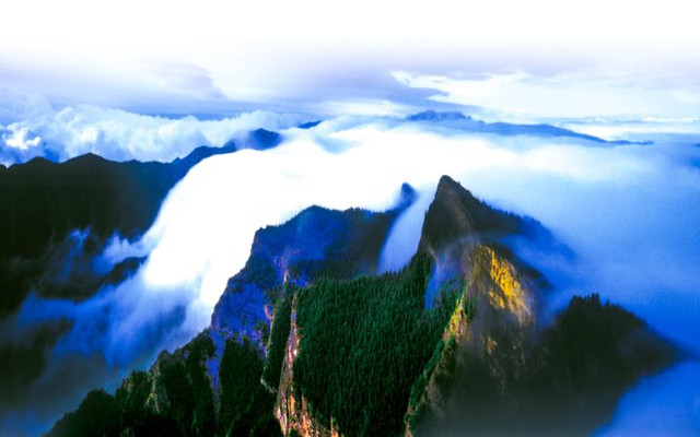 宁夏的几座绝美山峰