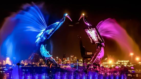 Crane Dance at Resort World Sentosa