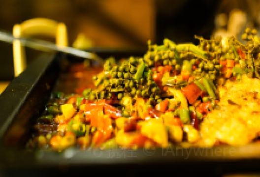 探鱼·鲜青椒爽麻烤鱼(航洋国际店)美食图片