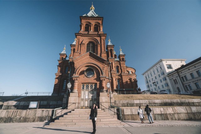 芬兰莫斯科风格的乌斯别斯基教堂