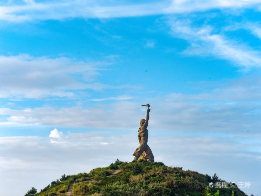 东极岛景区-财伯公雕像
