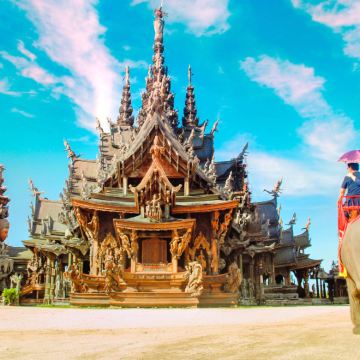 【私家团】曼谷出发：真理寺+七珍佛山+东芭乐园+Tutu沙滩