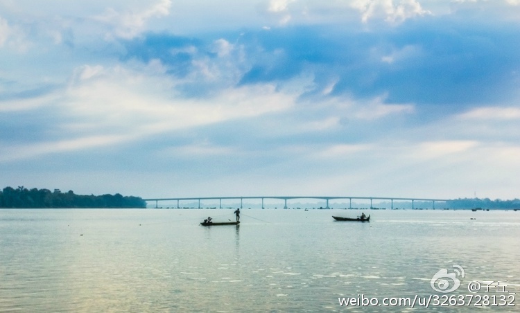 湄公河畔的边境小城上丁