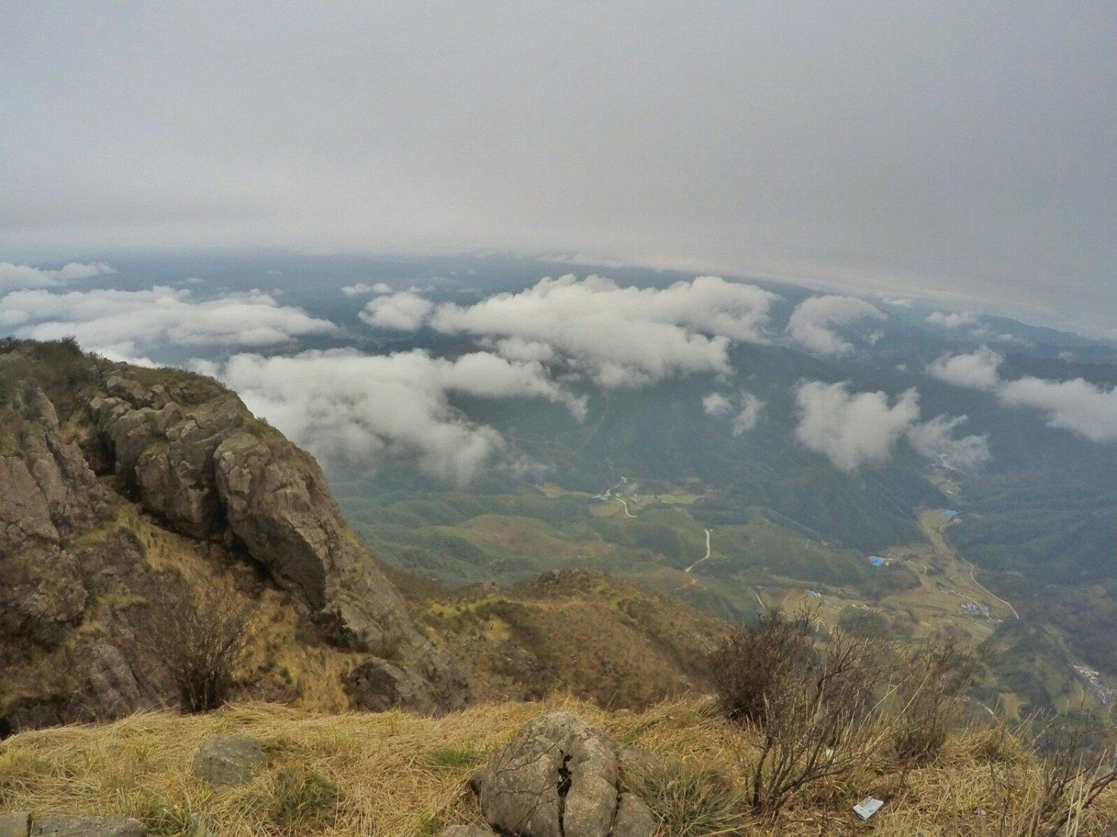 金子山，爬山毅力是金