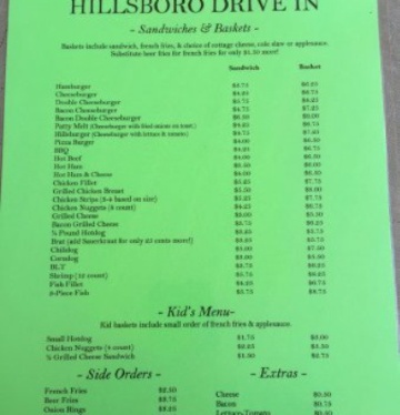 Hillsboro Drive In餐厅图片