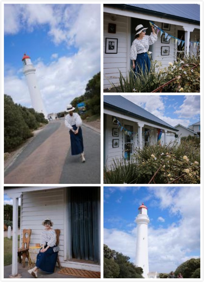 继续往前就到了斯普利特角灯塔（Split Point Lighthouse），又叫小红帽灯塔，可爱精