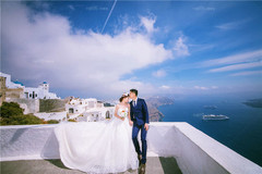 圣托里尼游记图片] 希腊蜜月旅行景点美食攻略，记录在圣托里尼旅拍婚纱照如童话般的世界