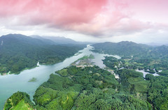 海南游记图片] 上帝的视角瞰海南琼中堑对村：春夏的草原 秋冬的海