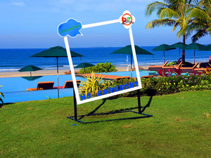 仰光游记图文-缅甸旅游：维桑海滩海天风光（图）