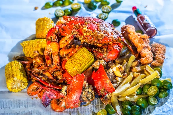 Blue Post Boiling Crabs and Shrimps