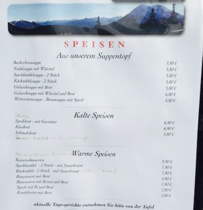 Wettersteinhutte餐厅图片