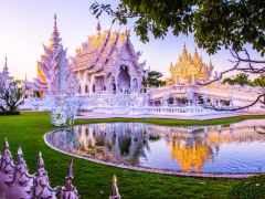 泰国清迈府清莱白庙一日游