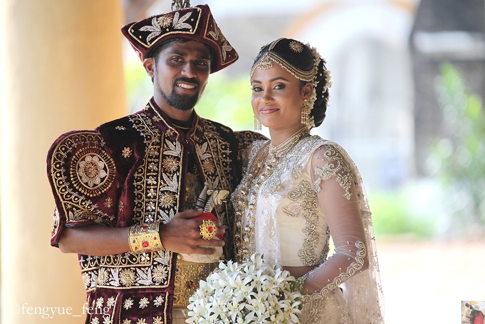 加勒古堡偶遇美丽的斯里兰卡新娘